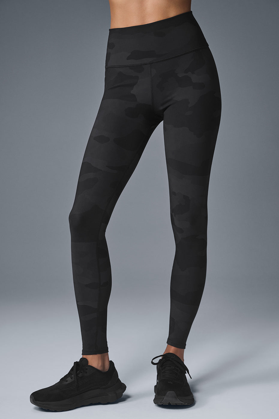 High-Waist Camo Vapor Legging - Black Camouflage image 1