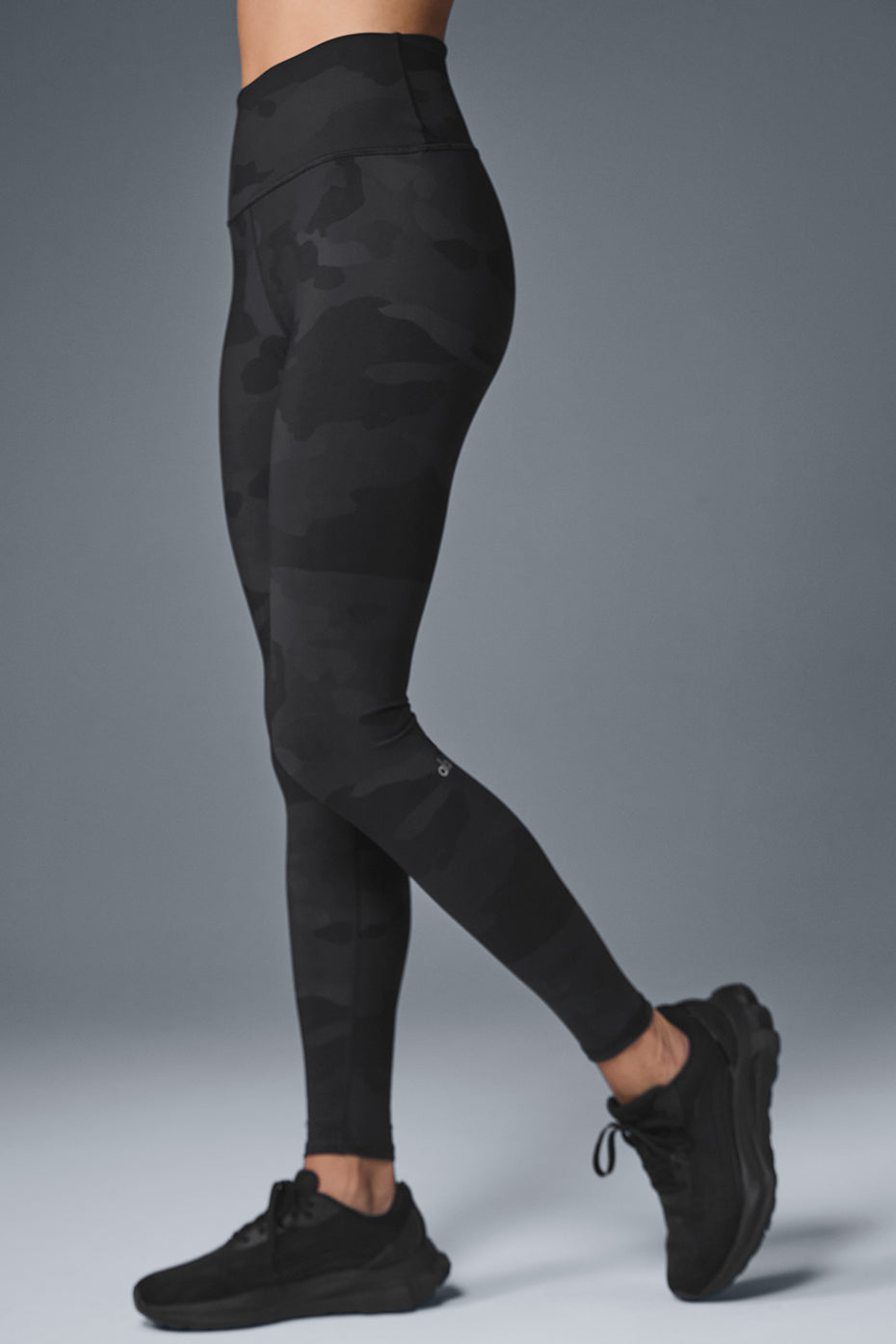 High-Waist Camo Vapor Legging - Black Camouflage image 2