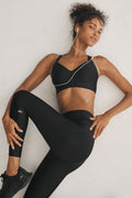 7/8 High-Waist Airlift Legging - Black image 1