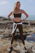 7/8 High-Waist Airlift Legging - Espresso image 1