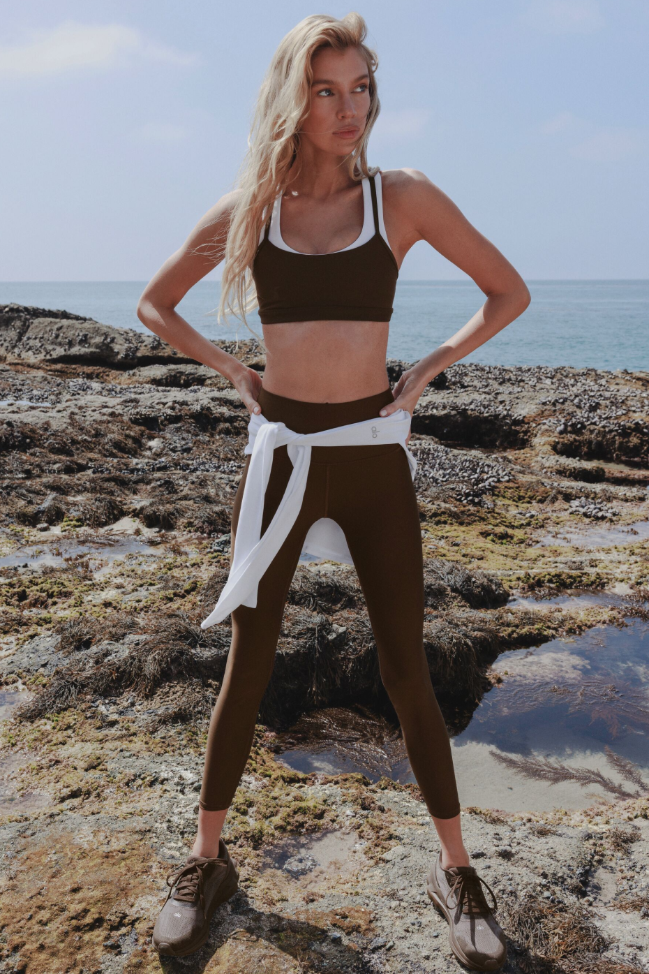 7/8 High-Waist Airlift Legging - Espresso image 1