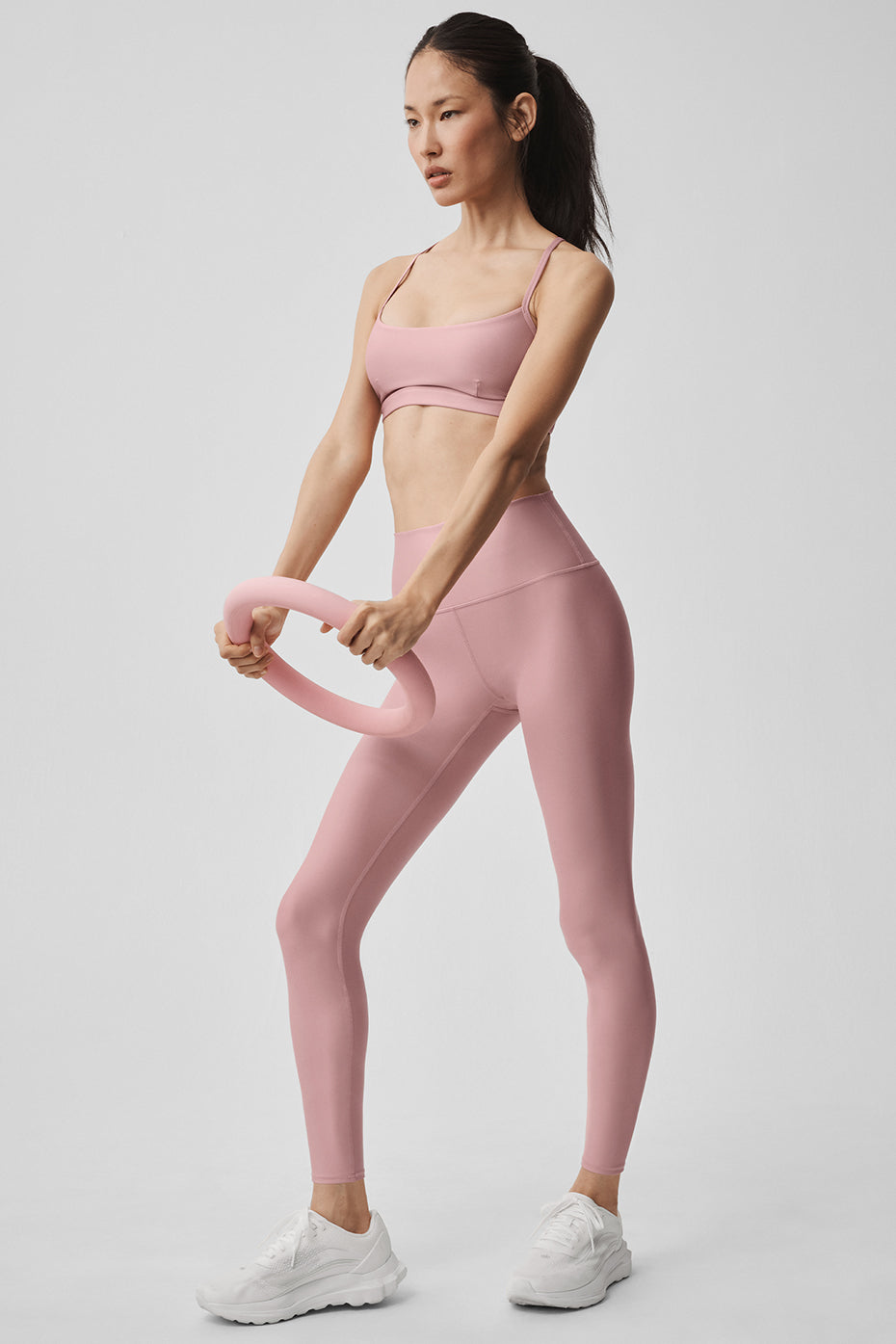 7/8 High-Waist Airlift Legging - Vintage Pink image 4