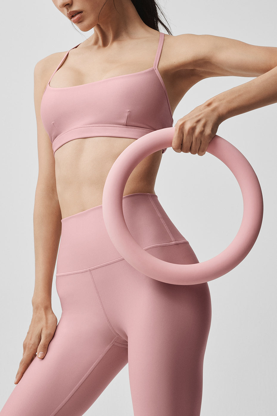 7/8 High-Waist Airlift Legging - Vintage Pink image 5