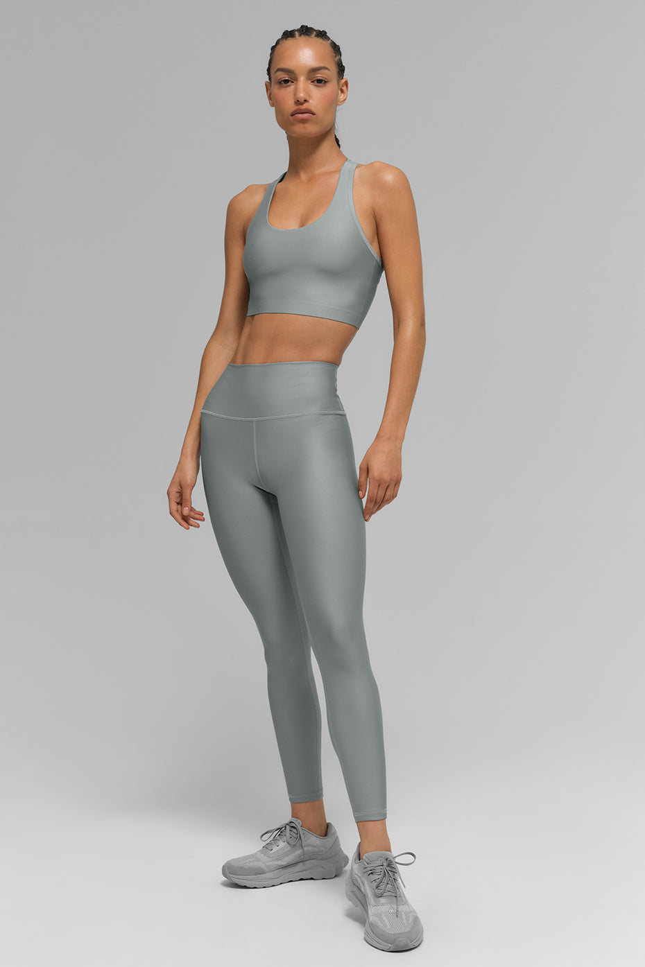 7/8 High-Waist Airlift Legging - Lunar Grey image 4