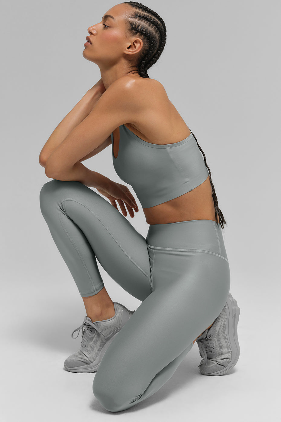 7/8 High-Waist Airlift Legging - Lunar Grey image 3