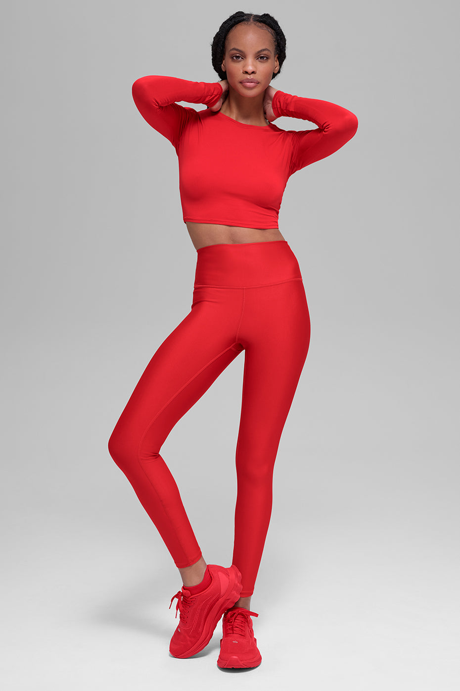 7/8 High-Waist Airlift Legging - Bright Red image 4