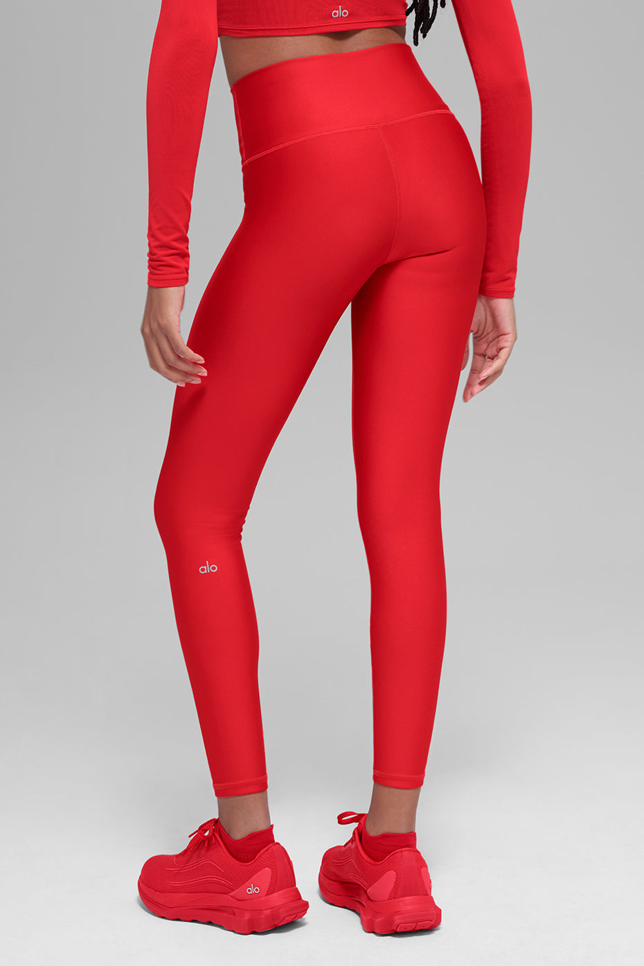 7/8 High-Waist Airlift Legging - Bright Red image 2