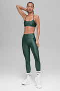 7/8 High-Waist Airlift Legging - Clover Green image 1