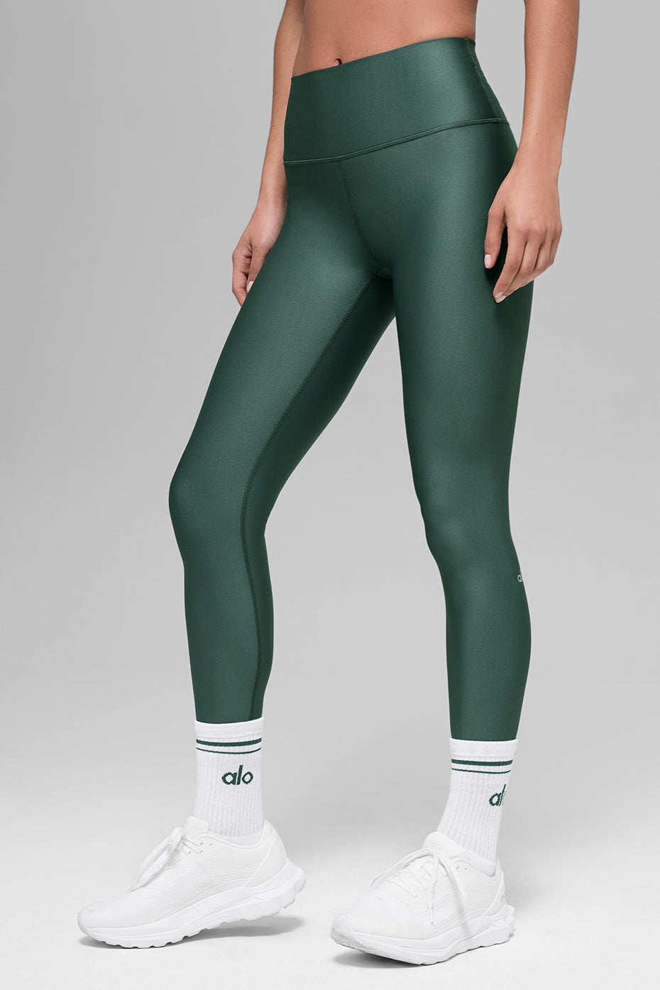 7/8 High-Waist Airlift Legging - Clover Green image 3