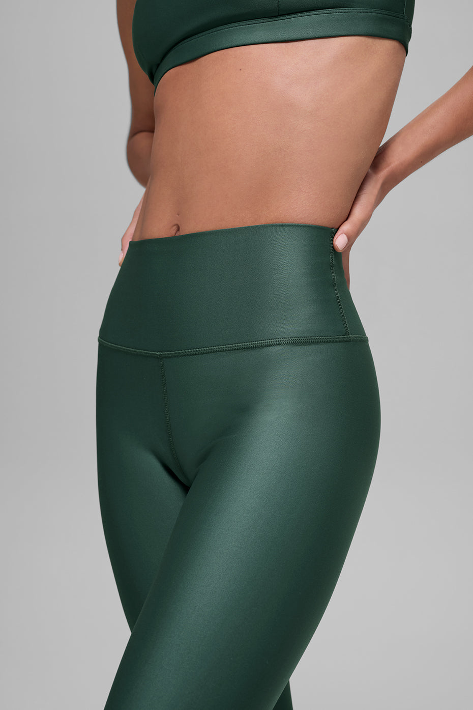 7/8 High-Waist Airlift Legging - Clover Green image 4
