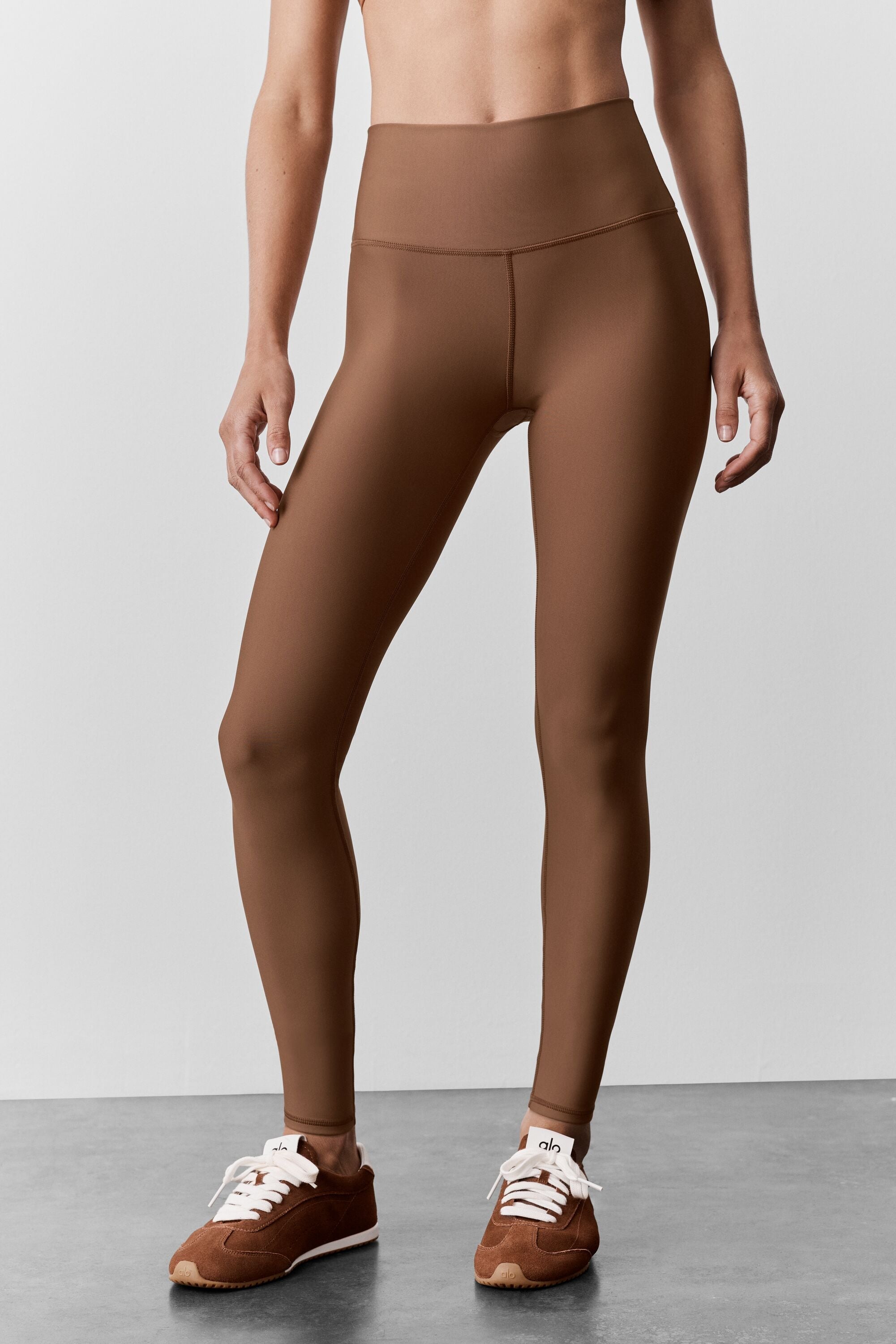 7/8 High-Waist Airlift Legging - Sun Kissed Brown image 1