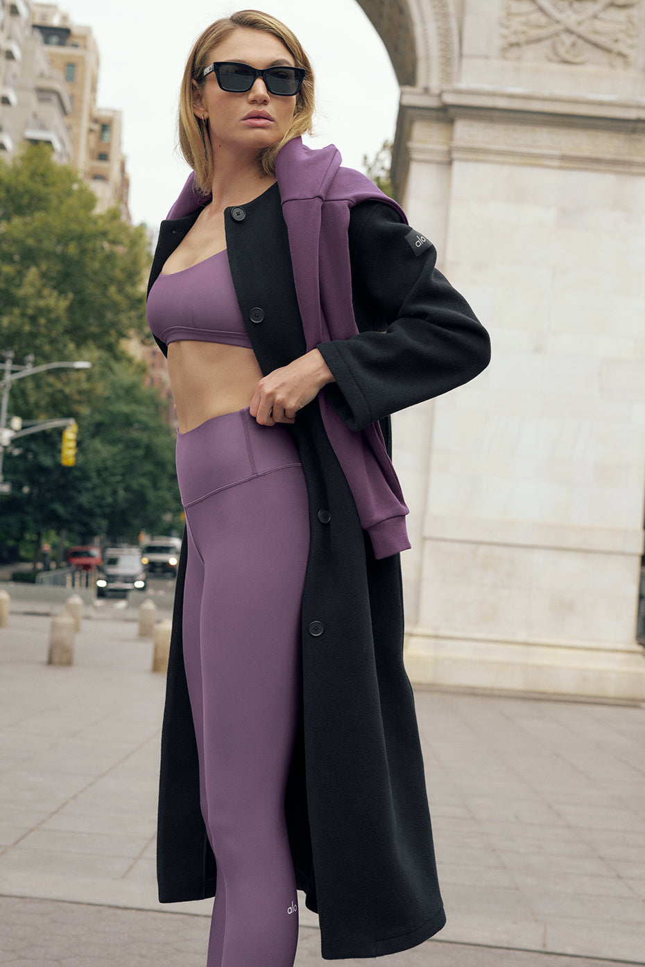7/8 High-Waist Airlift Legging - Plum Kiss image 1