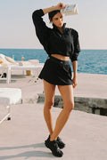 Match Point Tennis Skirt - Black image 1