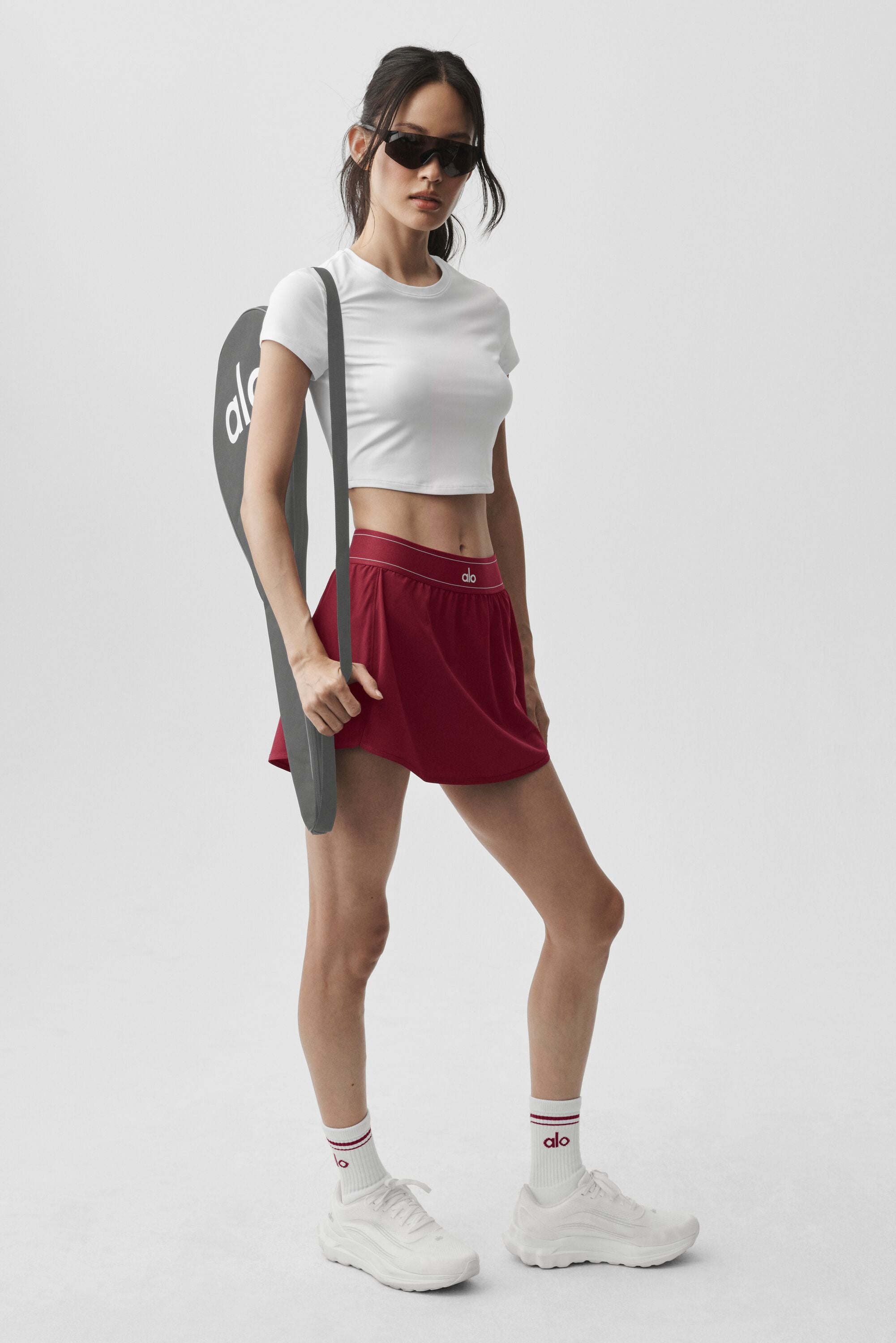 Match Point Tennis Skirt - Summer Romance Red image 5