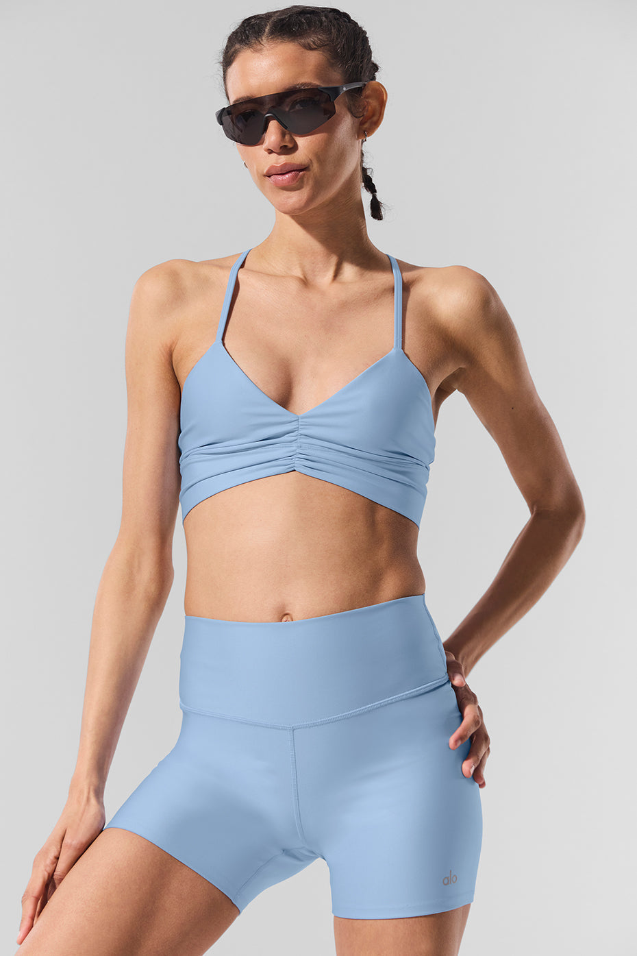5" Airlift Energy Short - Seashell Blue image 5