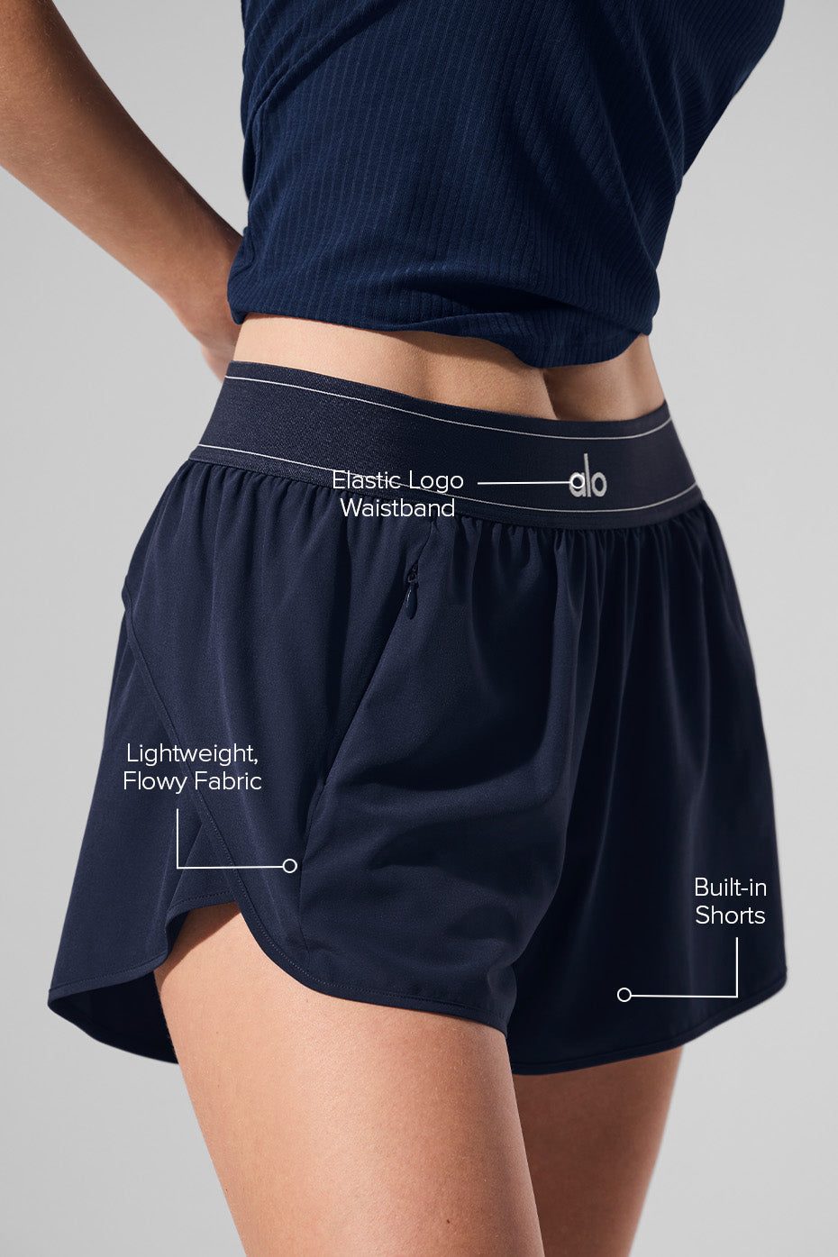 Match Point Short - Navy image 2