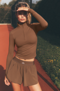 Match Point Short - Sun Kissed Brown image 1