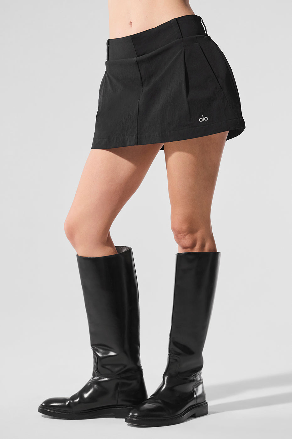 Fan Club Mini Skirt - Black image 3
