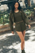 Playmaker Dolphin Short - Green Olive image 1