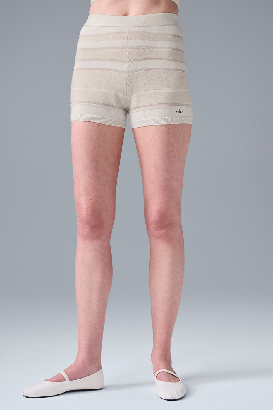 Sport Play High-Waist Knit Short - Ivory/Alabaster image 1