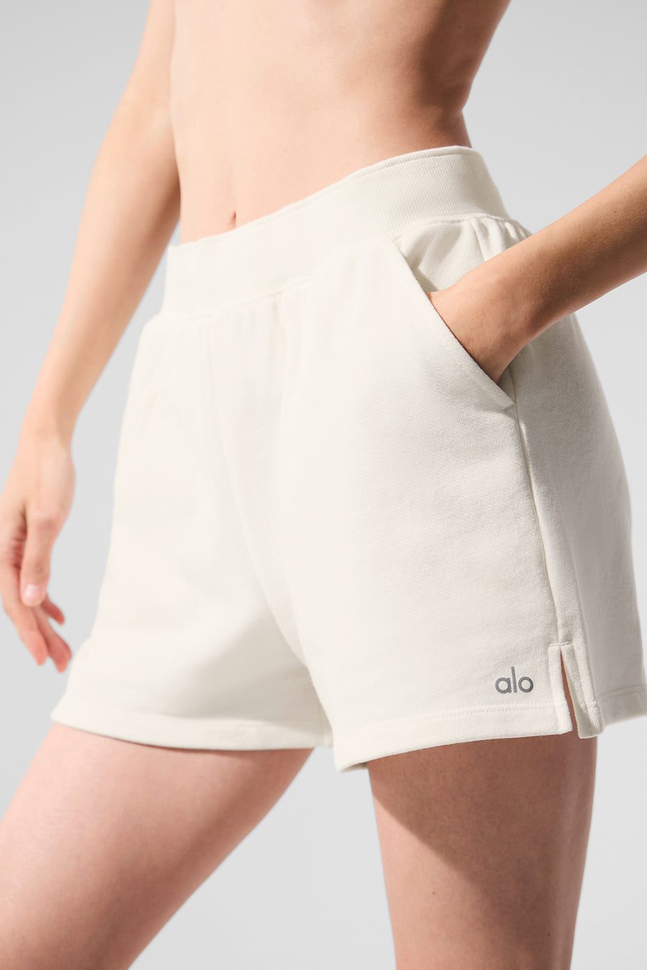 Low Key Sweat Short - Ivory image 4