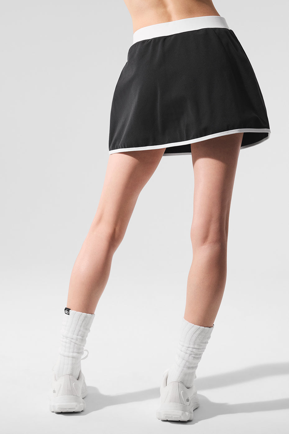 Airbrush Streamlined Skirt - Black/White image 3