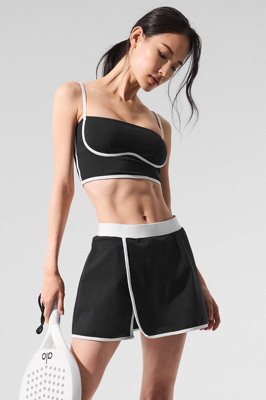 Airbrush Streamlined Skirt - Black/White image 4