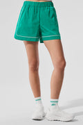 Motivate Track Short - Spruce Green/White image 1