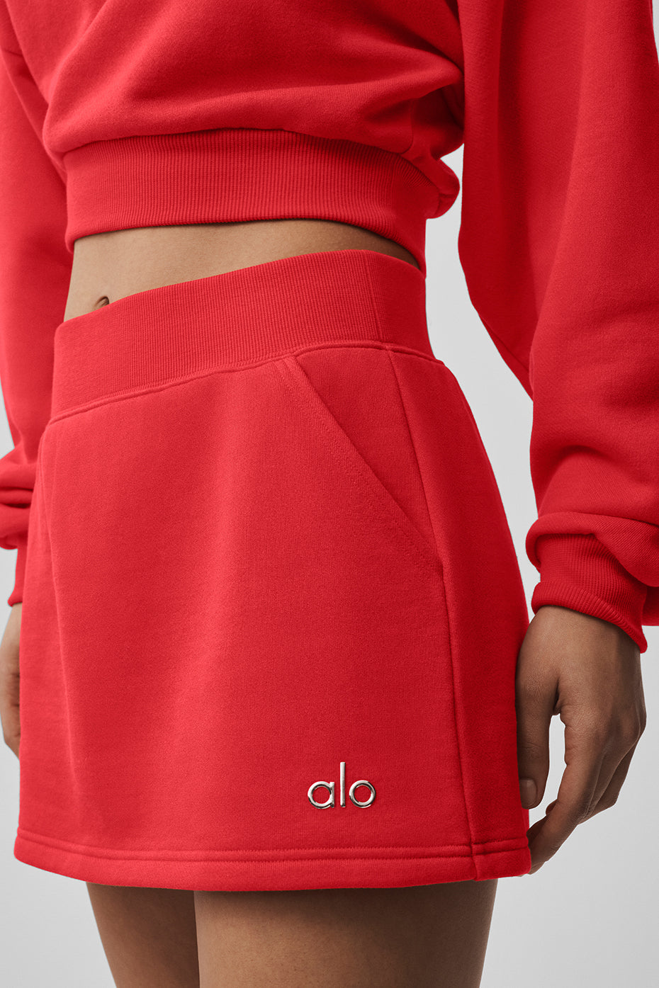 Accolade Skirt - Bright Red image 3