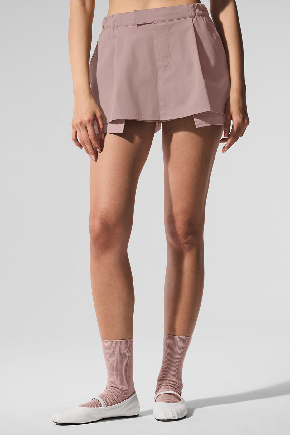 Flip It Mini Skort - Taupe image 1