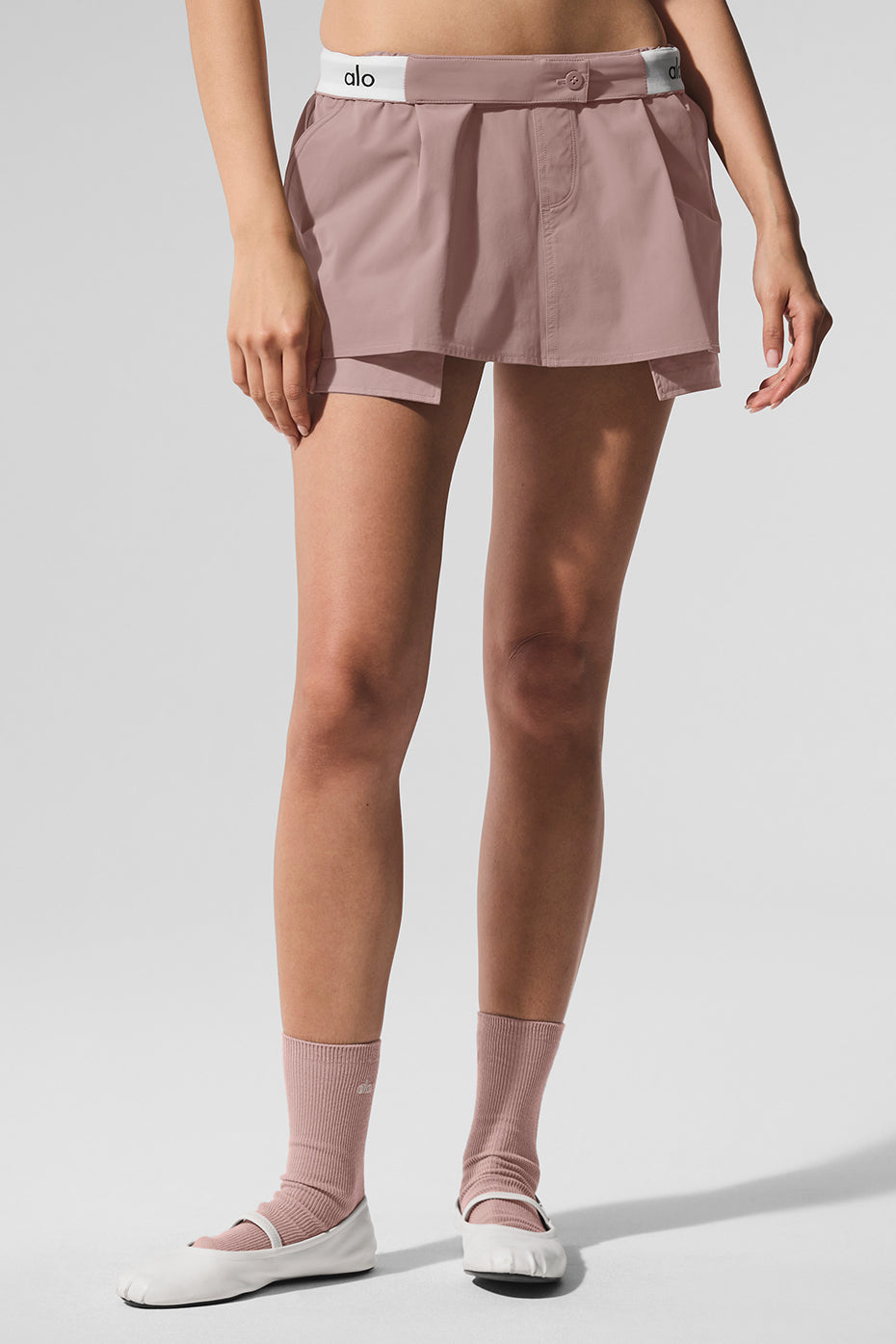 Flip It Mini Skort - Taupe image 5