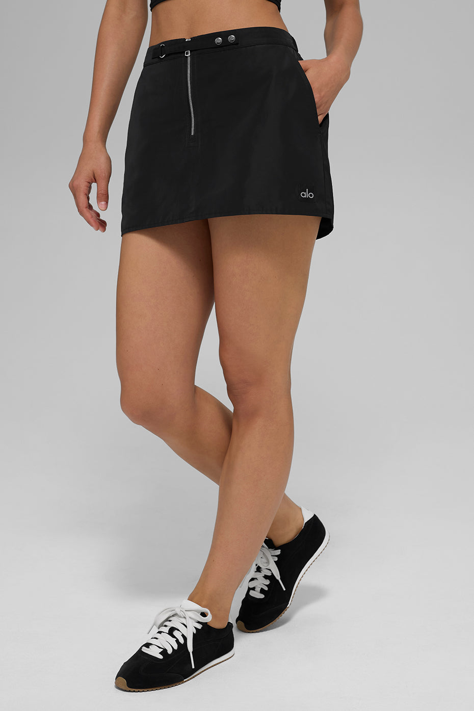 Work It Mini Skirt - Black image 1