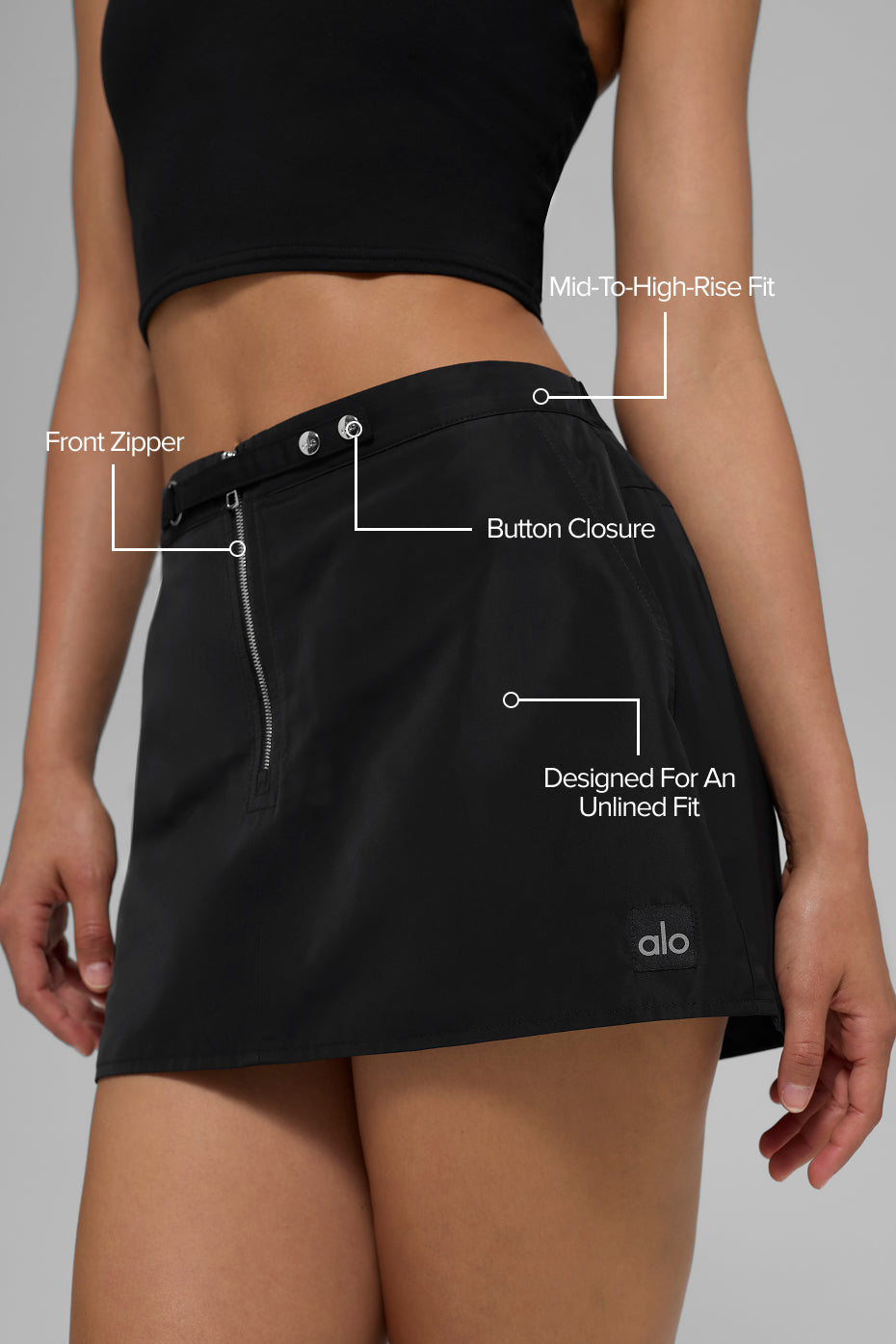 Work It Mini Skirt - Black image 2