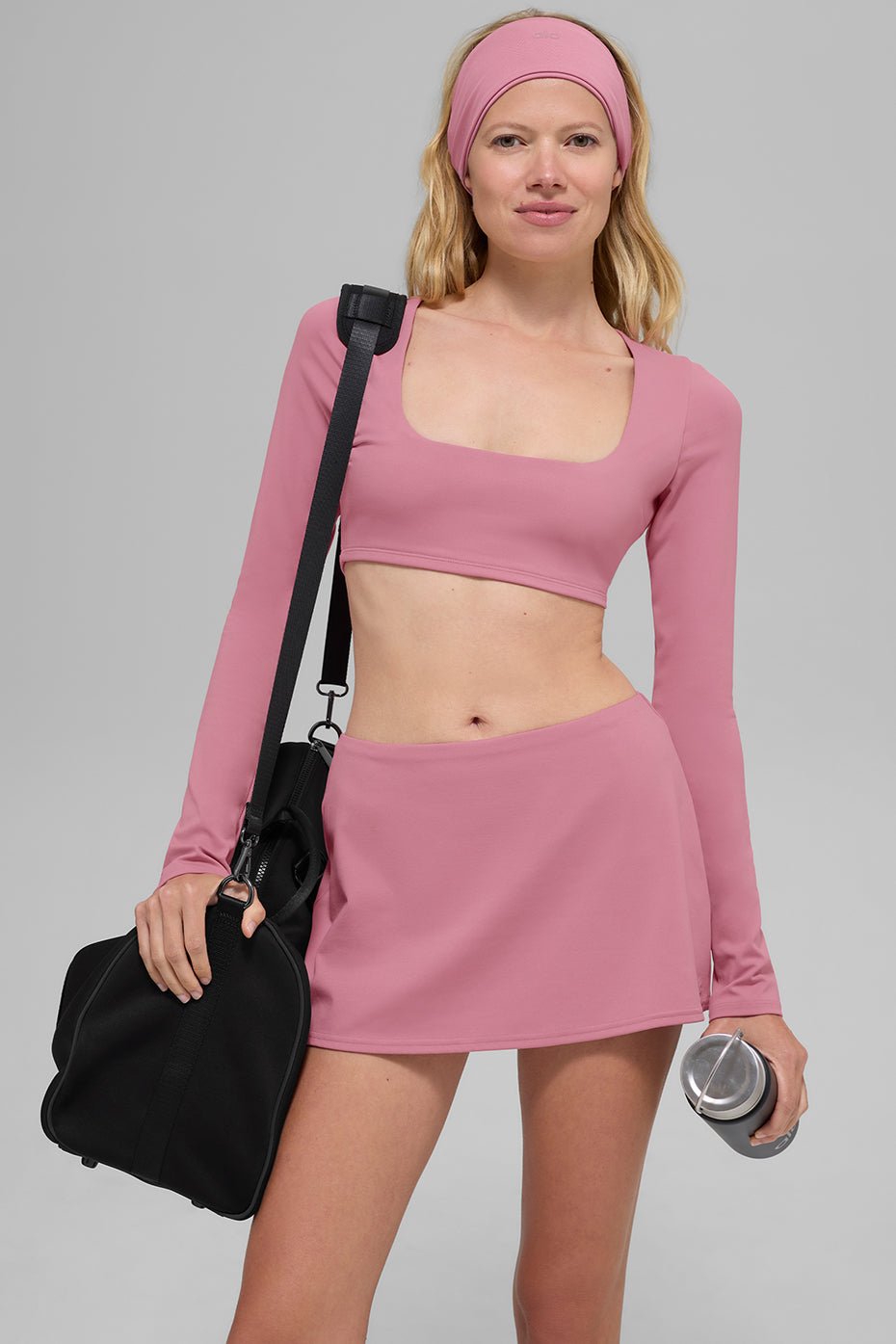 ALO Softsculpt Precision Mini Skirt - Pink Wild Rose image 4
