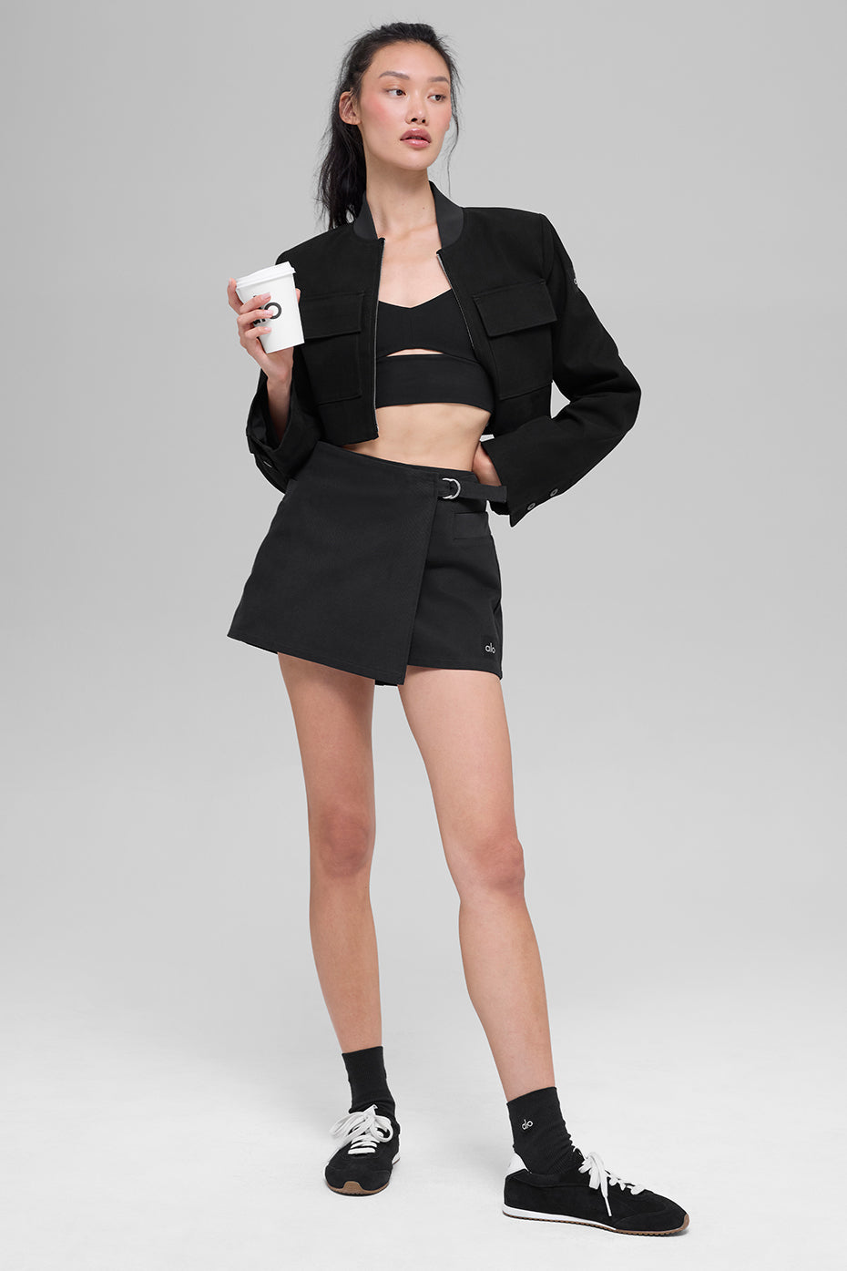 Main Character Mini Skirt - Black image 6