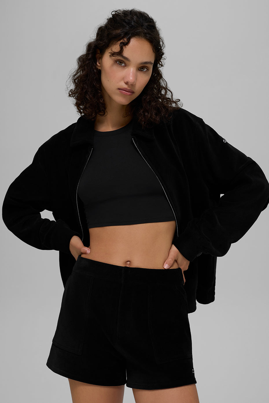 Micro Corduroy On Duty Short - Black image 4