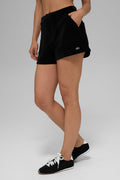 Micro Corduroy On Duty Short - Black image 1