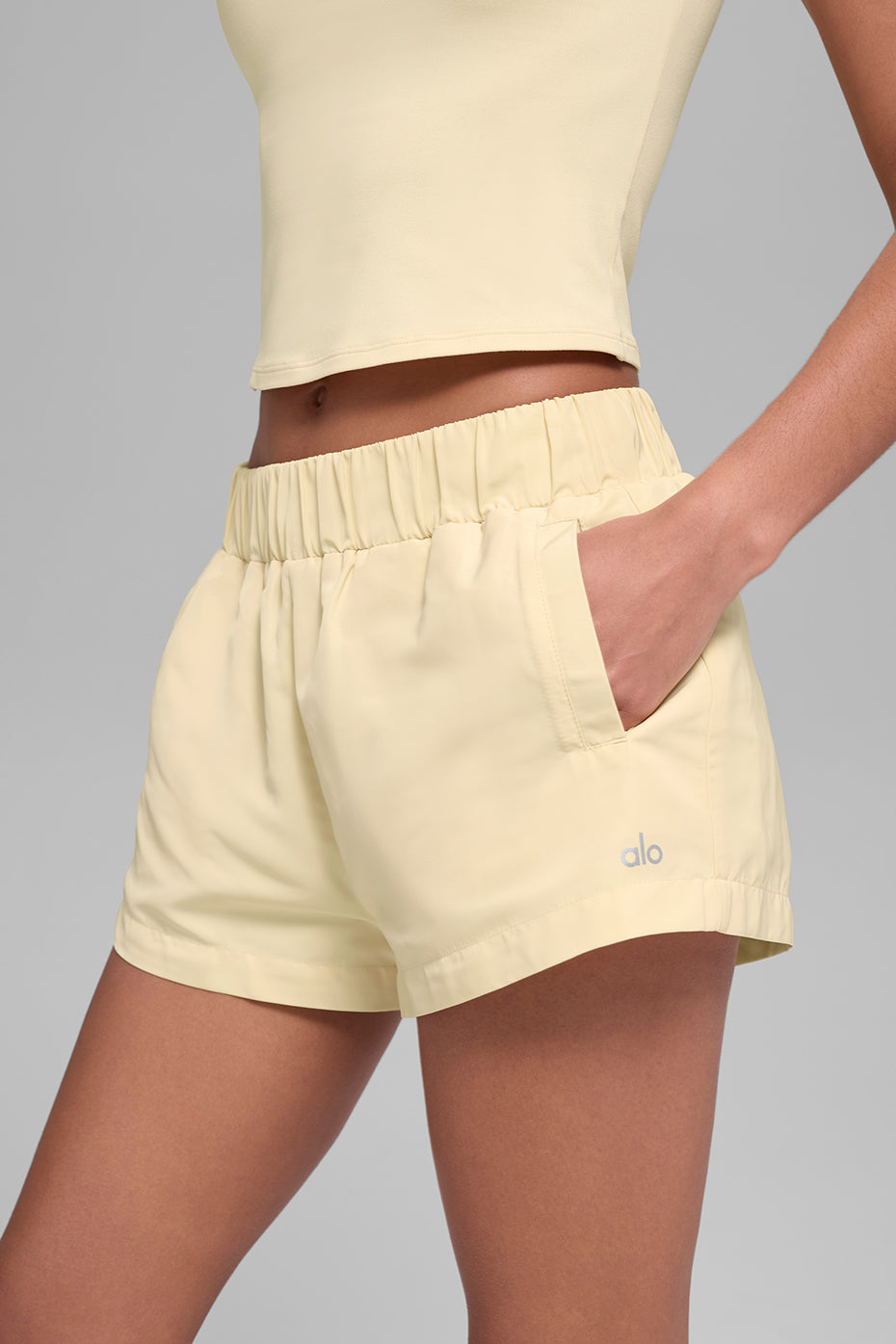 High-Waist Socialite Short - Candlelight Yellow image 2