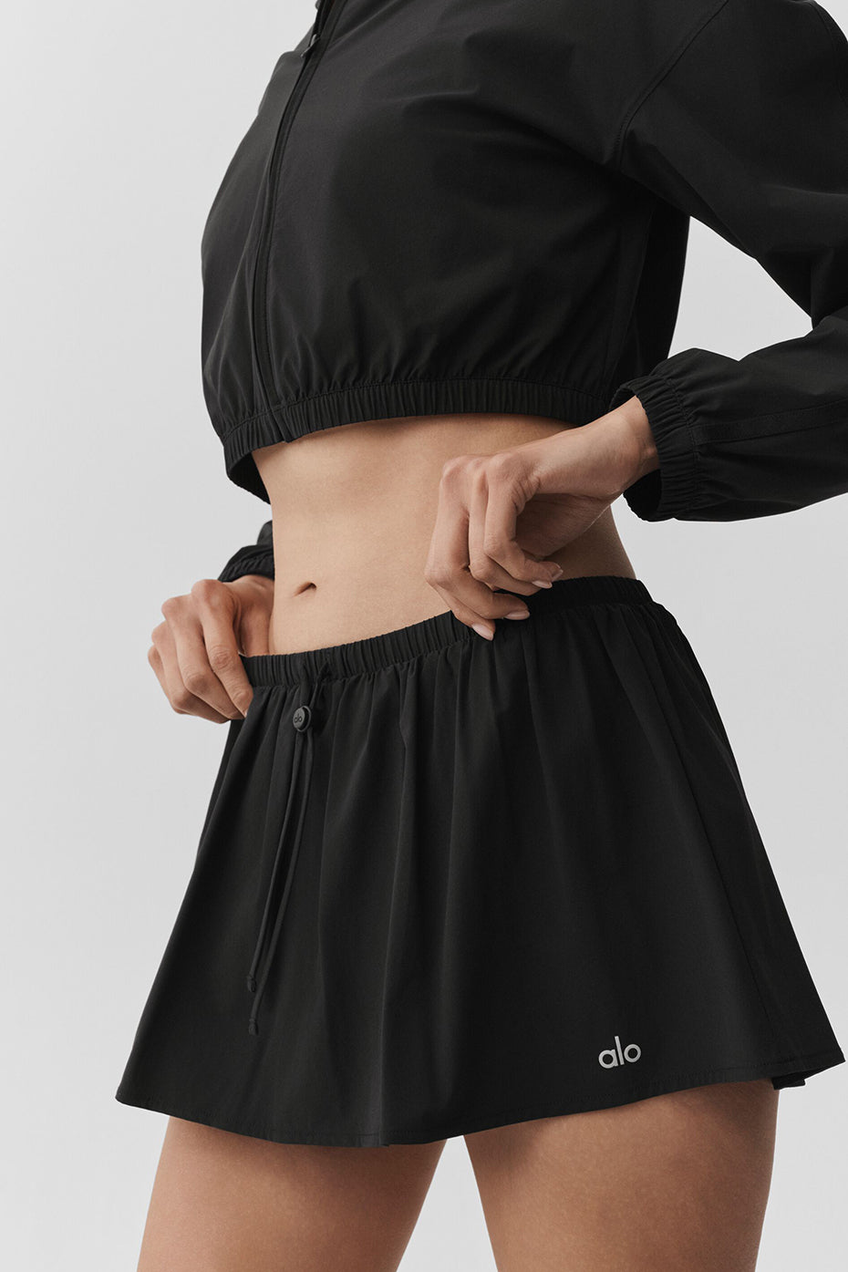 Breezy Tennis Skirt - Black image 3