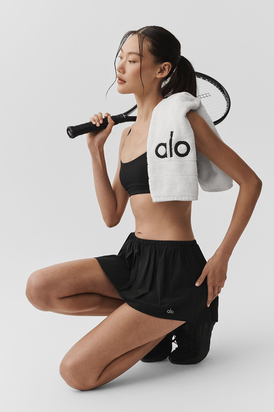 Breezy Tennis Skirt - Black image 5