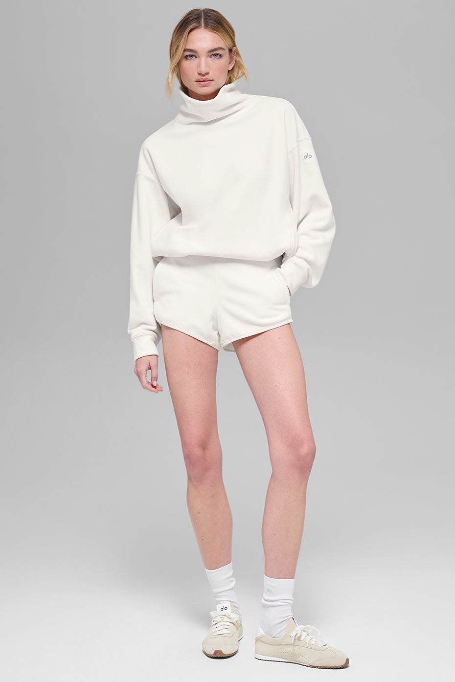 Polar Fleece Retreat Short - Ivory image 5
