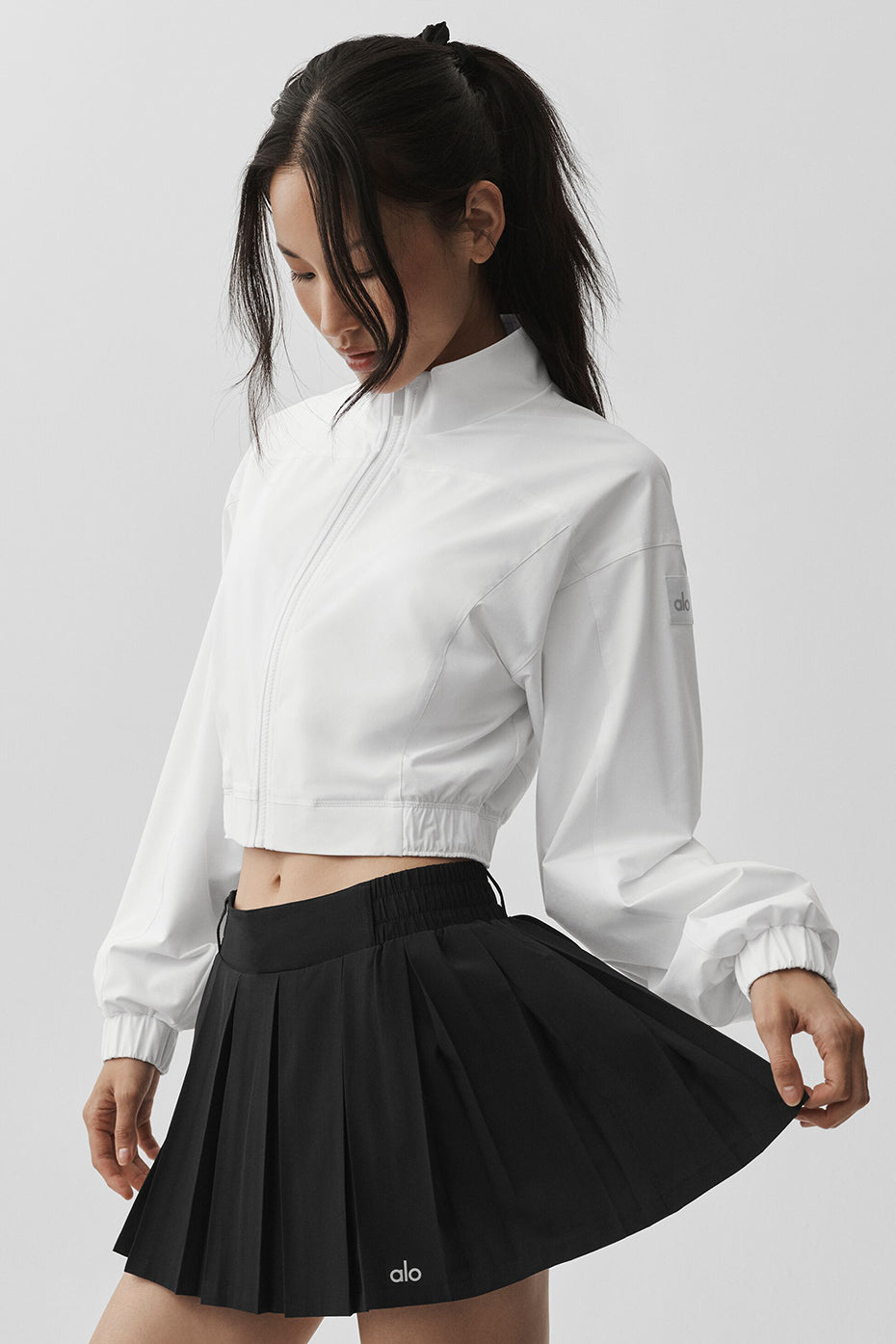 Rally Tennis Skirt - Black image 4