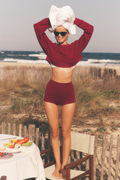 Sway My Way Micro Short - Summer Romance Red image 1
