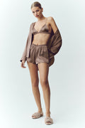 Silk Luminous Short - Alpine Cocoa image 1