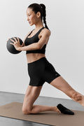3" Airlift High-Waist Sleek Short - Black image 1