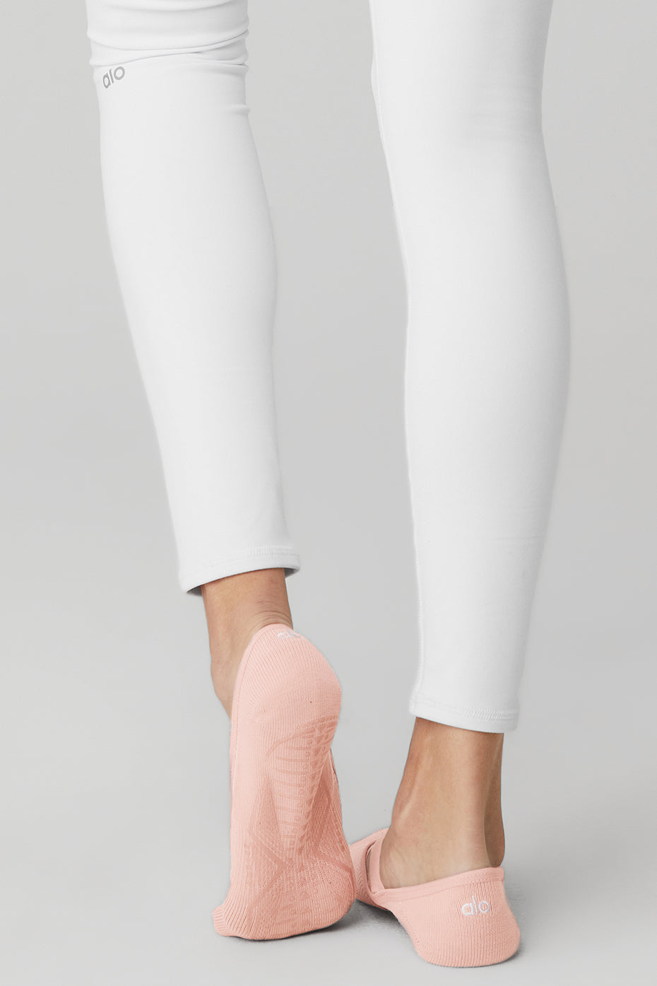 Women's Pivot Barre Sock - Pale Mauve image 2