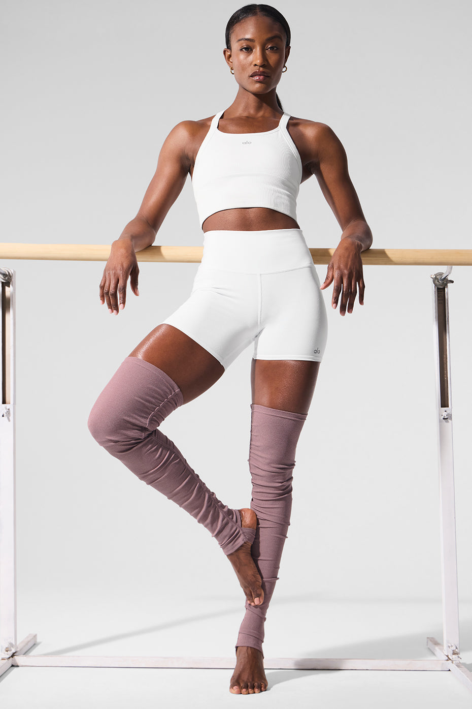 Goddess Leg Warmers - Smoky Quartz Heather image 2