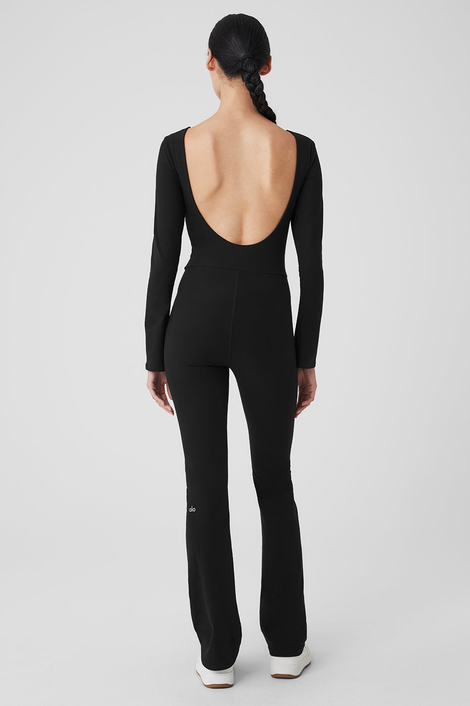Alosoft Melody Full Length Bootcut Onesie - Black image 2