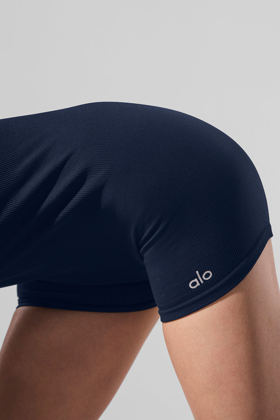 Seamless Ribbed Favorite Onesie - Navy image 4