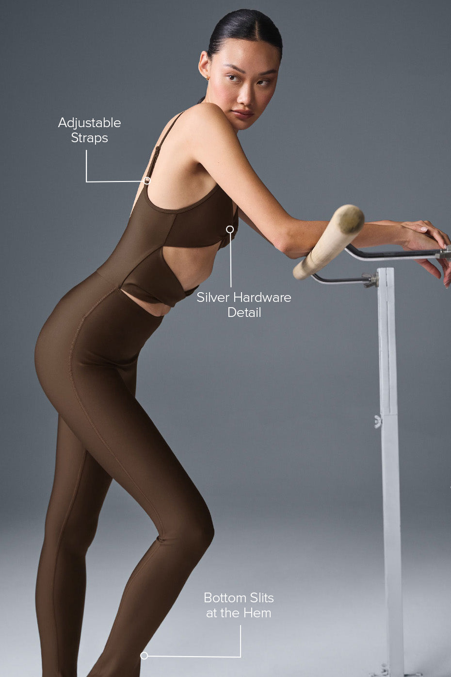 Airlift A-List Onesie - Espresso image 2